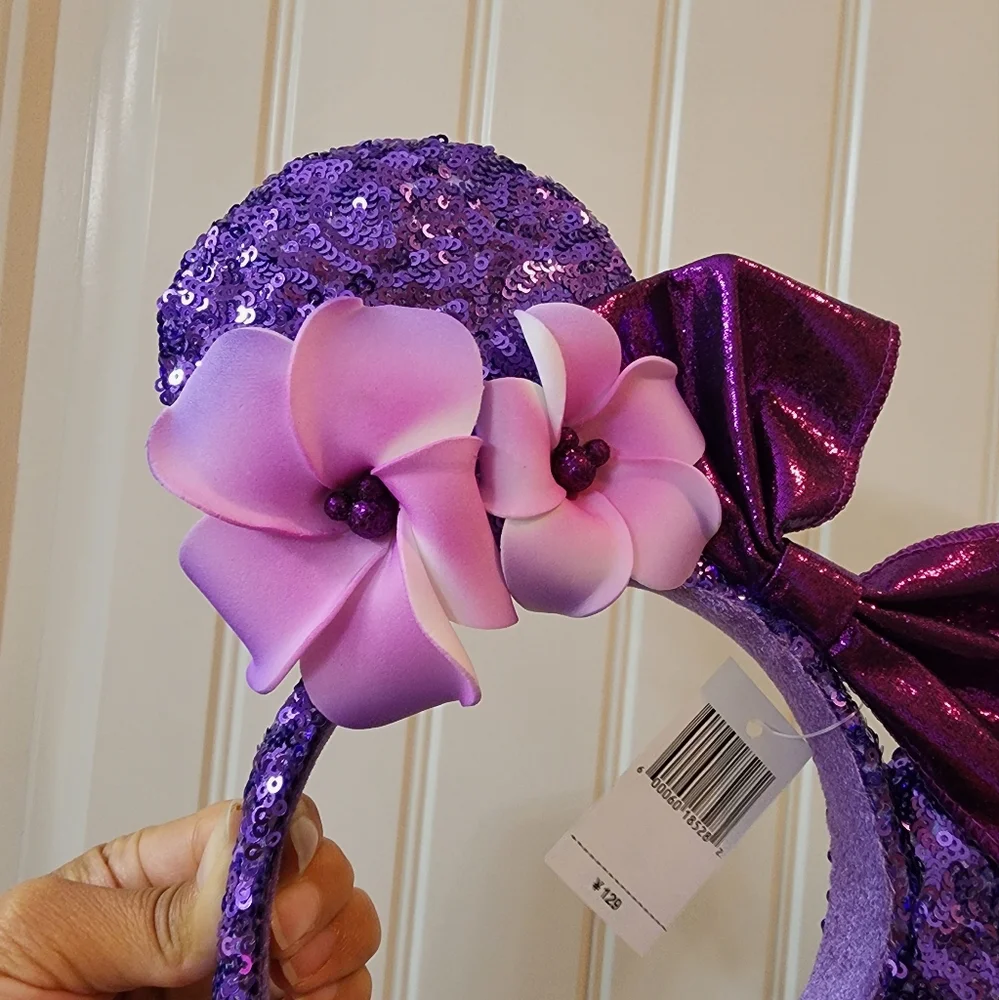 Disney Purple plumeria ears